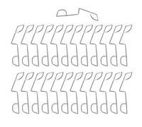25pcs Fence Panel Grips Clips, Fence Clip, Stainless Steel Fence Panel Wedges, Fence Panel Wedges, Garden Post Mounting Clamps, For Stop Fence Panels Rattling, Garden Wind Protector