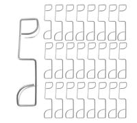 25pcs Fence Panel Grips Clips, Stainless Steel Fence Panel Wedges to Stop Rattling, Anti Rattle Fence Clips for Panels, Spring Clips for Garden Fence Posts (25)