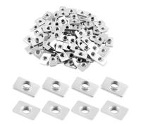 25pcs Flat Sliding T-Slot Nut Aluminum Extrusions Frame 3D Printer Parts(M4)