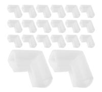 25pcs Foam Corner Protectors L-shaped Epe Guards for Picture Frames | 4 X 4x2 Inch Size, White Lightweight Cushioning, Easy Fitting without Tape for Shipping or Warehouse Storage