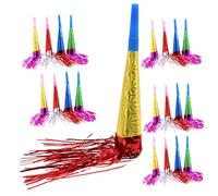 25Pcs Fringed Party Blowers for Birthday Supplies Whistles for Celebrations Fun Party Favors for Various Events and Festivals