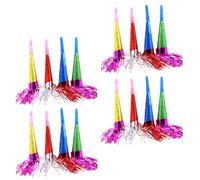 25Pcs Fringed Party Noisemakers Blowouts Whistles for Birthdays Celebrations Festivities Fun Party Favor Supplies
