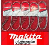 25Pcs Genuine Makita 9mm x 533mm Belt Sander Abrasive Belts For DBS180-100 Grit