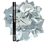 25pcs Giant Confetti Shooter Cannon, Carnival Party, 80cm Confetti Cannon, Party Poppers Confetti Cannon for Celebrations, Birthdays, Christmas. Silversequins