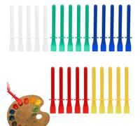 25pcs Glue Applicator Tool Set, Plastic Glue Brushes & Spreaders Colored Smear Sticks Paintbrush for Paper Wood Crafts Woodworking DIY Projects Durable & Easy-Clean (5 Colors)