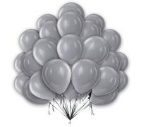 25pcs Grey Balloons Retro Latex Balloons 12 inch Party Balloons for Birthday Wedding Baby Shower Bride Shower Anniversaries & Celebrations Party Decorations
