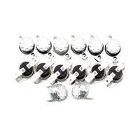 25PCS KSD301 302 10A 16A 250V 40-300degree Ceramic Normally Closed Open Temperature Switch Thermostat 85C 95C 100C 130C 150C(25PCS KSD 302 16A NC,STANDARD_140℃)