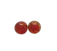 25Pcs Luminous Glass Ball 16mm Cream Console Game Pinball Machine Cattle Small Marbles Parent-child Bouncing Beads(Red)