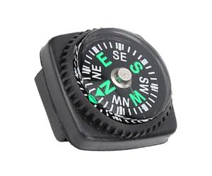 25PCS Mini Button Compass for Watch Band, High Sensitivity Survival Compass, Water proof Hiking Navigation Tool for Paracord Bracelet, Backpack, Outdoor Camping & Hiking Gear (22mm, Black)