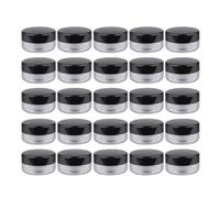 25pcs Mini Cream Bottle 10g Plastic round Jar for Makeup Storage