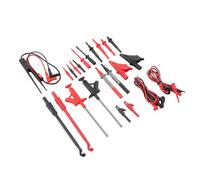 25Pcs Multimeter Test Hook Multimeter Test Cable Kit, Multimeter Test Probe Kit Kit Probe Line Wire Hook Clips for Digital Electrical Testing