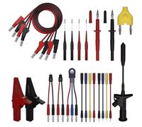 25pcs Multimeter Test Leads Set Electrical Terminal Testing With Clip Banana Connector Piercing Probes Tool