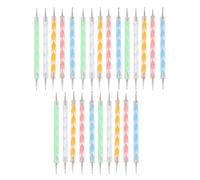 25pcs Nail Art Dotting Pens Double Ended Acrylic Dotting Tools, Round Head, 13.5cm - Easy Grip, Multi - Size Tips for Precise Nail Design, Perfect for Home & Professional Use