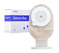 25PCS One Piece Ostomy Bag Fit for Ileostomy Care Supplies Pouch Ileostomy Stoma Bags Cut to Fit 20-70MM Ostomy Supplies