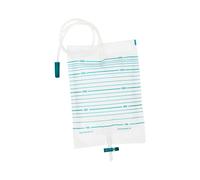 25pcs Pack E&E 2000ml Urine Drainage Bags - Non Sterile Night Bag with T-Tap Valve and 85cm Tube Non-Latex Drainable Urinary Bedside Bags