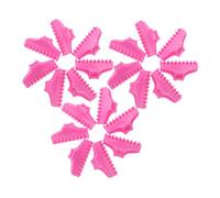 25pcs Perm Clip Styling Hair Clips Styling Clips for Hair Hairstylist Essentials Hair Barrettes Cosmetology Supplies Volumizing Hair Clips Roller Clips Pink Plastic