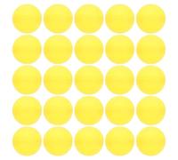 25pcs Plastic Balls Number Raffle Balls Table Activity Balls Pong Balls for Game Party Decoration (40mm Yellow)