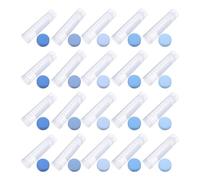 25pcs Plastic Centrifuge Tubes with Screw Caps Self Standing 50ml | Conical Design, Graduated Markings and Writing Spot, High Transparency, Blue Finish for Science Experiments