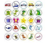 25PCS Potty Training Stickers Colour Changing Reusable Toilet Target