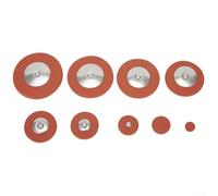 25pcs Professional Leather Saxophone Pads, Essential Replacement for Tenor For WOODWIND Instruments (Brown)