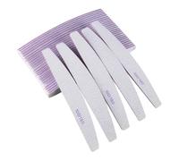 25PCS Professional Nail Files,Double-Sided Nail Files 100/180 Grit for Nail Grooming and Styling,Hairdressing Salon, Pets (White)