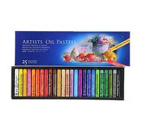 25Pcs Professional Oil Pastels Set Art Soft Oil Pastels Painting Drawing Pens Soft Colouring Drawing Crayon Painting Oil Pastels for Kids Students Indoor Activities At Home Art School Supplies