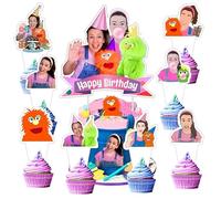 25Pcs Rachel Cake Decorations with 24pcs Cupcake Toppers, 1pcs Big Cake Topper for Rachel Birthday Party Supplies