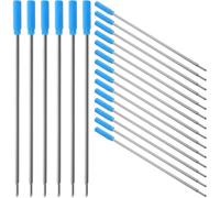 25pcs Replaceable Pen Refills 1mm Medium Tip Pp Smooth Writing Blue