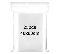 25PCS Resealable Clear Plastic Large Ziplock Bags 40 x 60cm Sealed Bag Storage Bag Press Seal Bags Thickening and Durable Apply to Quilts Blankets Clothing Storage
