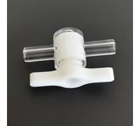 25PCS Reusable Reusable Reusable 2-Way Stopcock Valve for Laboratory and Food Applications - Male/Female Connections