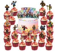 25pcs Roblx Cake Toppers, Roblx Cake Decorations, Birthday Decorations, Party Decora-tions, Driflo Birthday Cake Topper, Personalised Cake Topper, for Fans