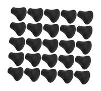 25pcs Rubber Drum Leg Protectors Anti-slip Floor Pads for Bass Drums | Black Set for Home and Stage Use, Stabilizer Feet for Hardware Stands, Drum Stand Rubber Pad Fit