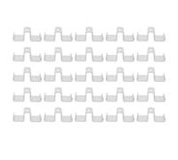 25pcs Saddle Clips for Grating, Galvanized Steel Grating Support for Industrial Flooring Drainage Systems Mezzanines Walkways Stair Treads 2.6x1.1in