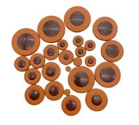 25Pcs Sax Leather Pad Replacement for Saxophone Part Playing Accessories Saxophone Pad Pads Repair