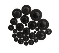 25Pcs Saxophone Pad Professional Saxophone Pad Replacement Multiple Size Tenors Soprano Replacement Accessory Leather Sax Pads Set