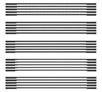 25Pcs Scroll Saw Blade Set 6-1/2inch High Carbon Steel Wood Cutting Saw Blades Kit Clean Cut Coping Saw Blades Wood Cutting Scroll Saw Blade Replacement Pin End Saw Blade for Wood Plastic Leather !