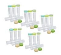 25pcs Self Standing Centrifuge Tubes 50ml with Screw Cap Lid, Conical