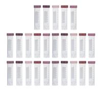 25pcs Self Standing Conical Centrifuge Tubes 50ml with Screw Cap Lid