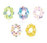 25pcs Sensor Covers for Dexcom G7, 5 Styles Breathable Waterproof Non-Woven Fabric Sensor Covers Adhesive Over Patches Compatible with Dexcom (Daisy Styles)