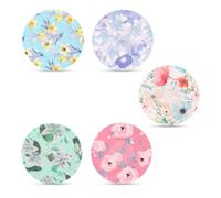 25pcs Sensor Covers for Libre 2/3, Waterproof Adhesive Patches Floral Pattern CGM Blood Sugar Glucose Monitor Protector Patch Sweatproof Sensor Stickers Overpatch Compatible with Libre (5 Styles)