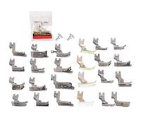 25PCS Sewing Machine Presser Foot Set, Various Specifications Presser Feet Set Sew Machine Accessories Kit for Industrial Sewing Machine