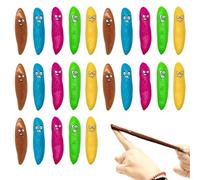 25pcs Slingshot Poo Finger Toys for Kids & Adults,Stretchy Flying Poo Flick Toy,Finger Slingshot Funny Rubber Finger Poo Toys Joke Prank Finger Toys for Birthday Easter Party Favors Stocking Stuffers