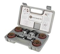 25pcs Spindle Sanding Drum Kit, Drum Sander Set with Self - Expanding Cushion, Rubber Drum Sanding Tool for Drill Press and Power Drills, Includes Storage Case for Woodworking and