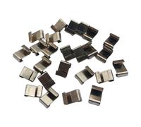 25Pcs Stainless Steel Z-Lap Type Greenhouse Glazing Clips Garden Supplies