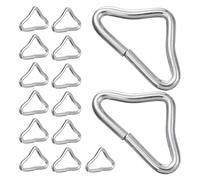 25pcs Steel Triangle Ring Buckles for Portable Trampoline Mesh