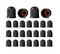 25Pcs Tyre Valve Caps, Plastic Dust Covers with O Ring Seal for Car SUV Truck Bike - Tire Stem Caps 13mm