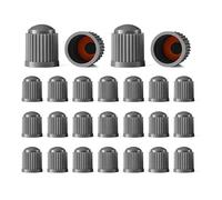 25Pcs Tyre Valve Caps, Plastic Dust Covers with O Ring Seal for Car SUV Truck Bike - Tire Stem Caps 13mm