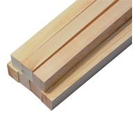 25pcs Unfinished Wood Strips, Length 200mm Square Wooden Bar Balsa Wood Sticks Strips for Airplane Boat Model DIY(200x1.5x1.5mm)