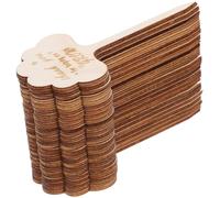 25pcs Wooden Plant Labels for Flowers and Herbs, Writable Garden Tags