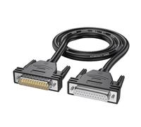 25Pin Male/Female Connectors Wire DB25 26AWG Stable Data Transfer for Printer